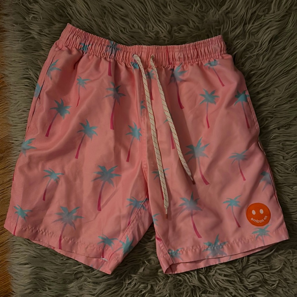 Men’s Pink Swim Shorts